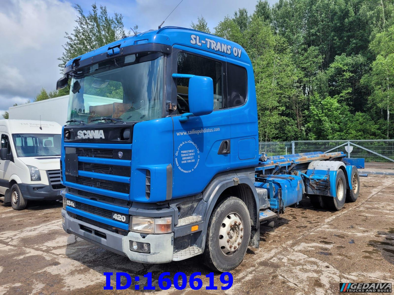 SCANIA 124 420 6x2 Manual Retarder - Podvozek s kabinou: obrázek 1 SCANIA 124 420 6x2 Manual Retarder - Podvozek s kabinou: obrázek 1