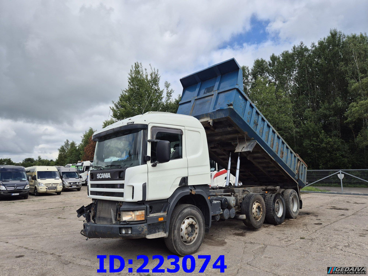 SCANIA 124 8x2 - Manual - Full steel - Sklápěč: obrázek 1 SCANIA 124 8x2 - Manual - Full steel - Sklápěč: obrázek 1