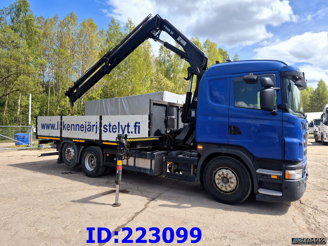 SCANIA G440 6x2 + Crane HIAB X-Hiduo 188 - Nákladní automobil valníkový/ Plošinový: obrázek 4 SCANIA G440 6x2 + Crane HIAB X-Hiduo 188 - Nákladní automobil valníkový/ Plošinový: obrázek 4