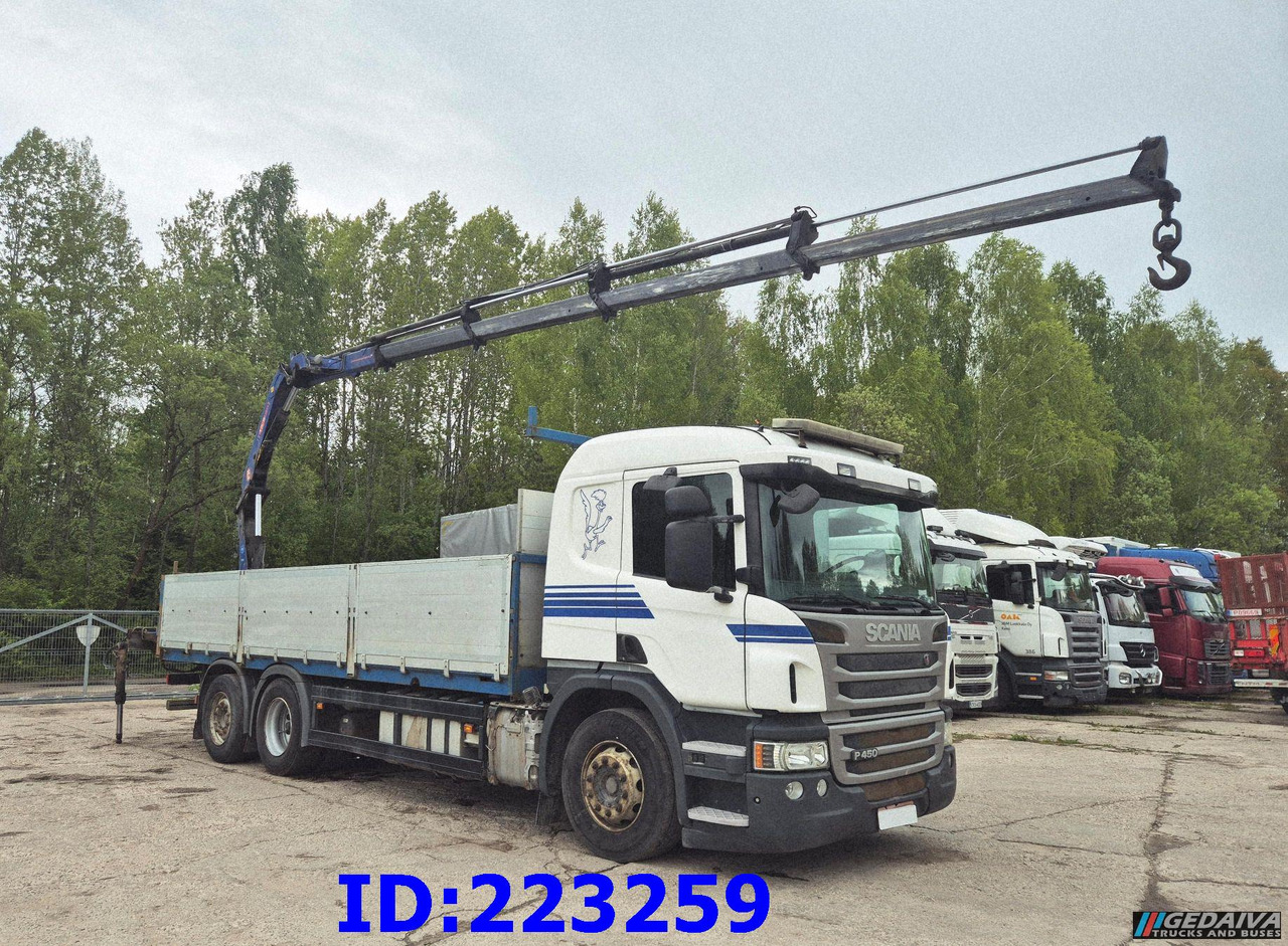 SCANIA P450 6x2 Steering axle Euro6 + PM 13.5SP - Nákladní automobil valníkový/ Plošinový: obrázek 4 SCANIA P450 6x2 Steering axle Euro6 + PM 13.5SP - Nákladní automobil valníkový/ Plošinový: obrázek 4