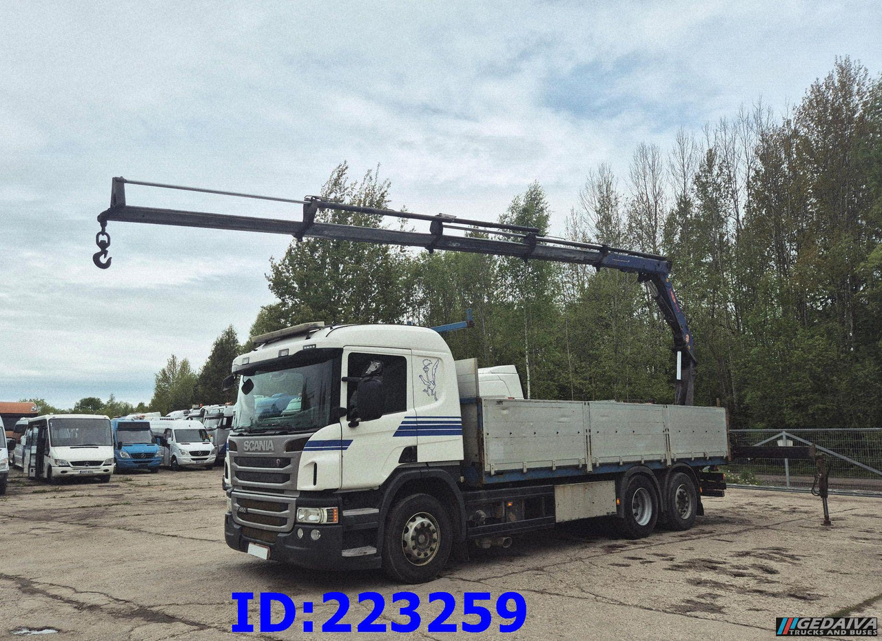 Nákladní automobil valníkový/ Plošinový SCANIA P450 6x2 Steering axle Euro6 + PM 13.5SP: obrázek 1