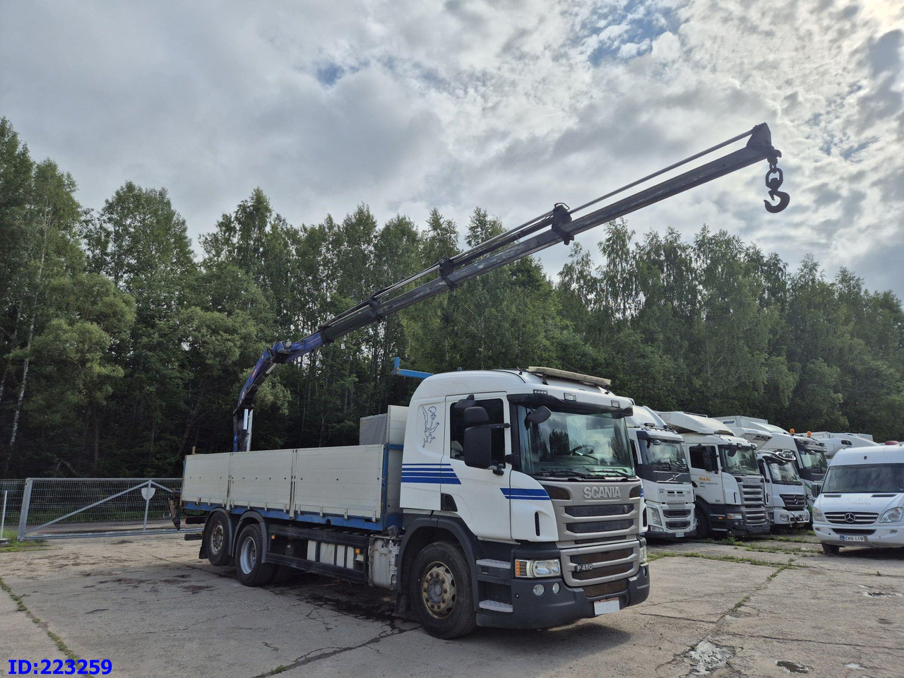 SCANIA P450 6x2 Steering axle Euro6 + PM 13.5SP - Nákladní automobil valníkový/ Plošinový: obrázek 4 SCANIA P450 6x2 Steering axle Euro6 + PM 13.5SP - Nákladní automobil valníkový/ Plošinový: obrázek 4