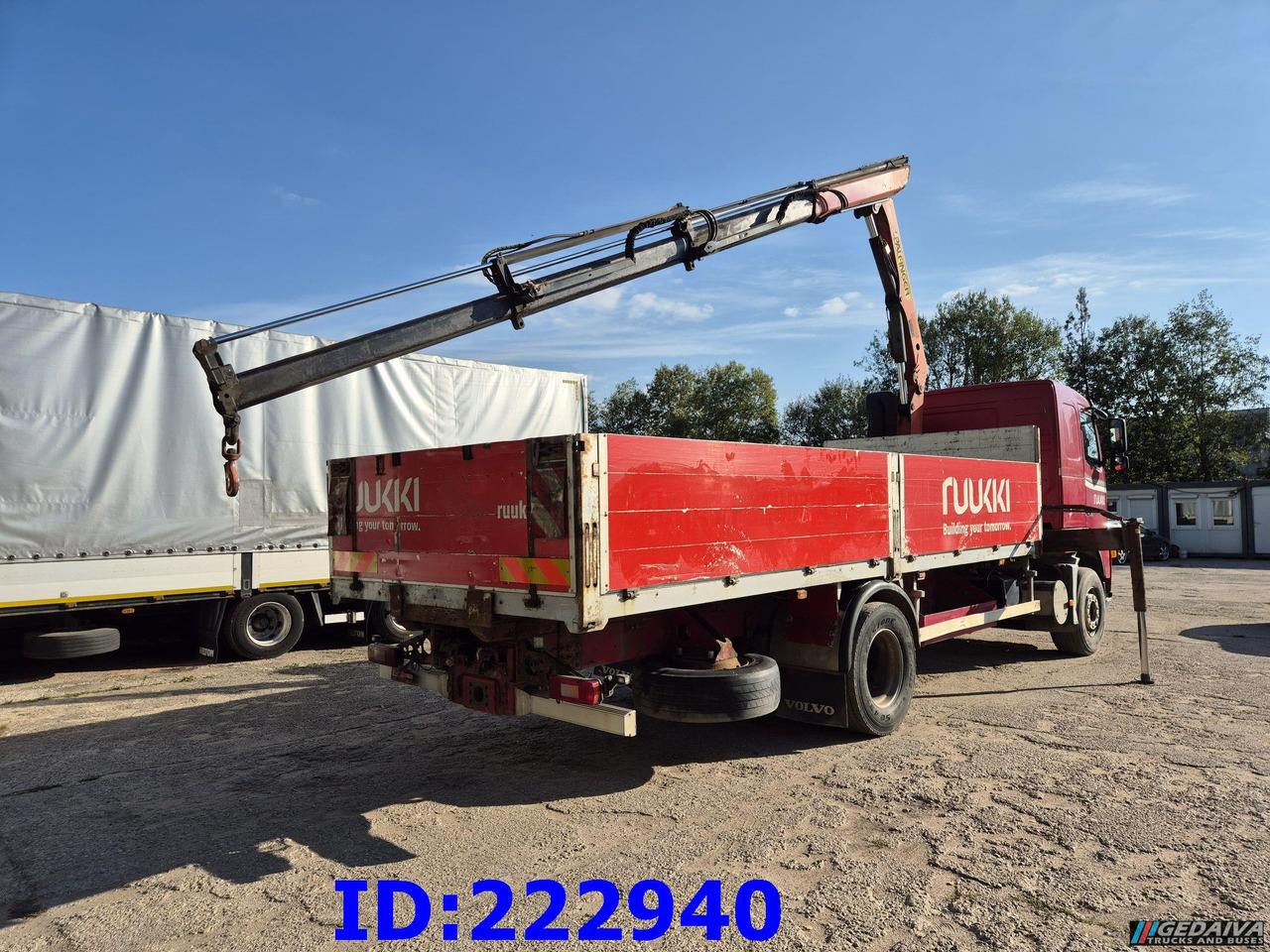 Nákladní automobil valníkový/ Plošinový VOLVO FH12 420HP + Crane Palfinger PK9501: obrázek 6