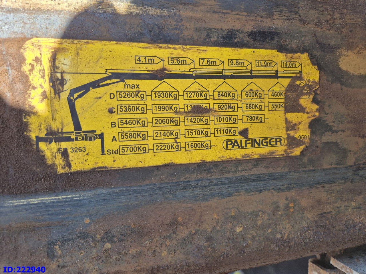 Nákladní automobil valníkový/ Plošinový VOLVO FH12 420HP + Crane Palfinger PK9501: obrázek 13