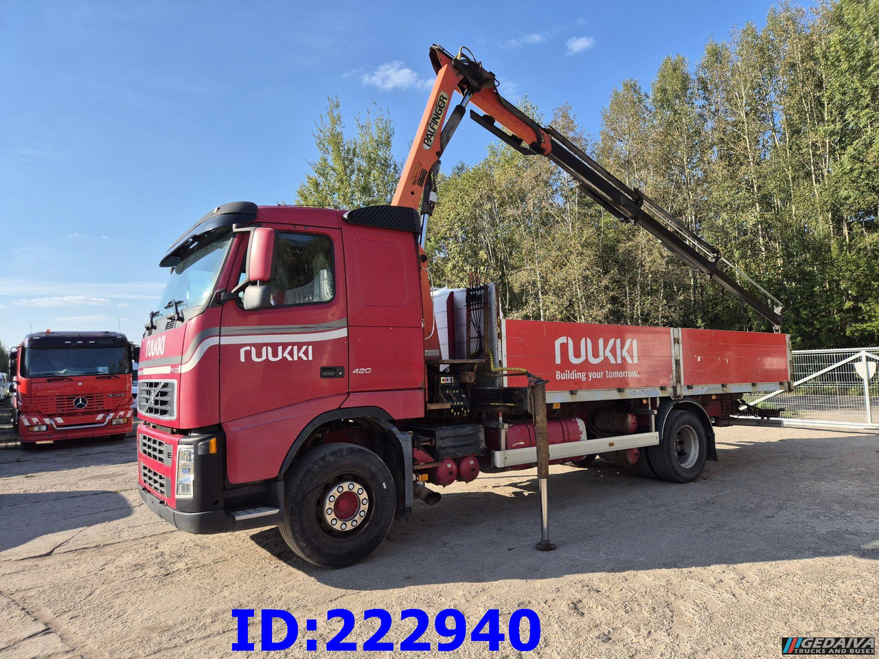 VOLVO FH12 420HP + Crane Palfinger PK9501 - Nákladní automobil valníkový/ Plošinový: obrázek 1 VOLVO FH12 420HP + Crane Palfinger PK9501 - Nákladní automobil valníkový/ Plošinový: obrázek 1