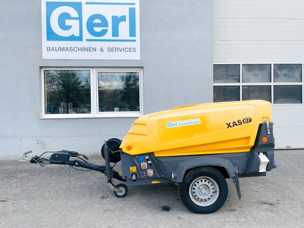 Atlas Copco XAS67 (3977) - Mobilní kompresor: obrázek 1 Atlas Copco XAS67 (3977) - Mobilní kompresor: obrázek 1