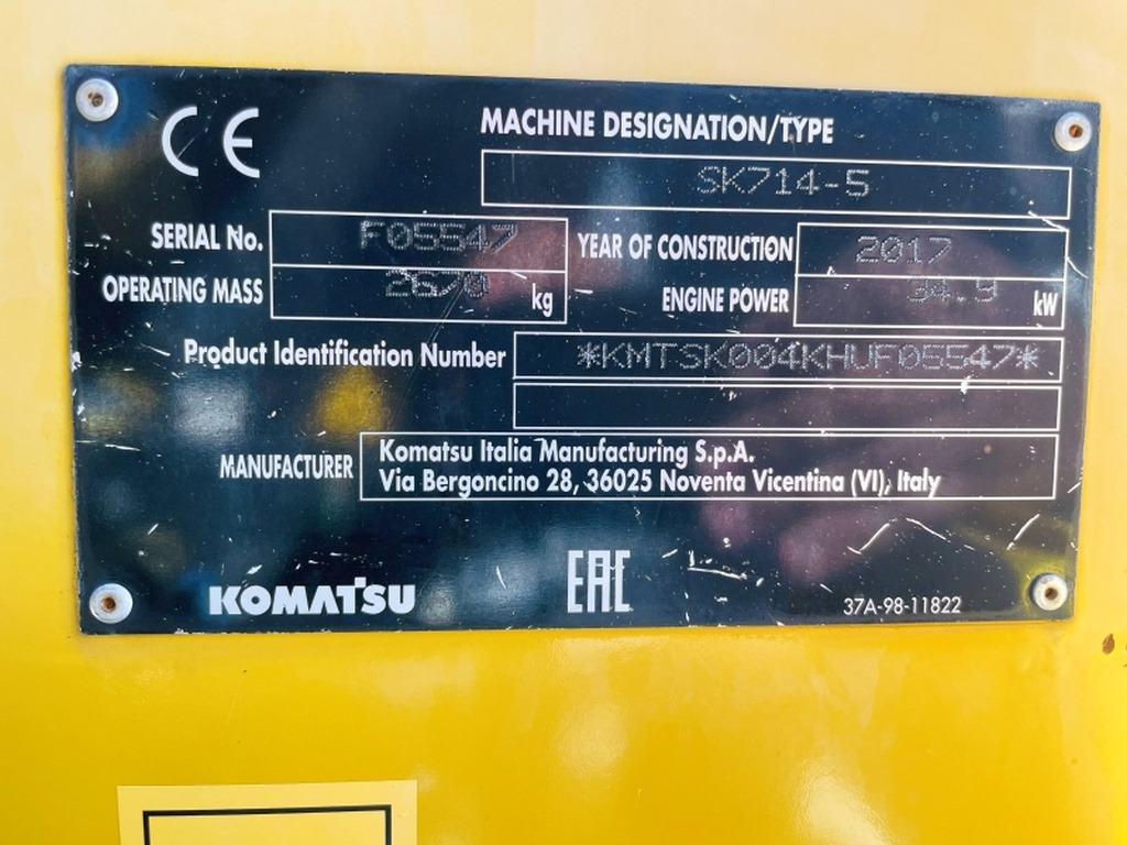 Komatsu SK714-5 (4066) - Smykový nakladač: obrázek 3 Komatsu SK714-5 (4066) - Smykový nakladač: obrázek 3