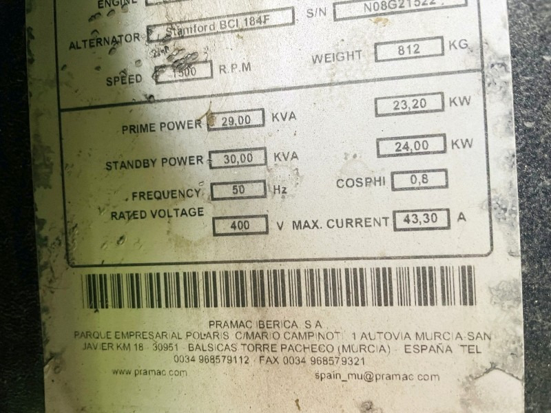 Pramac GSL30 (3871) - Elektrický generátor: obrázek 4 Pramac GSL30 (3871) - Elektrický generátor: obrázek 4