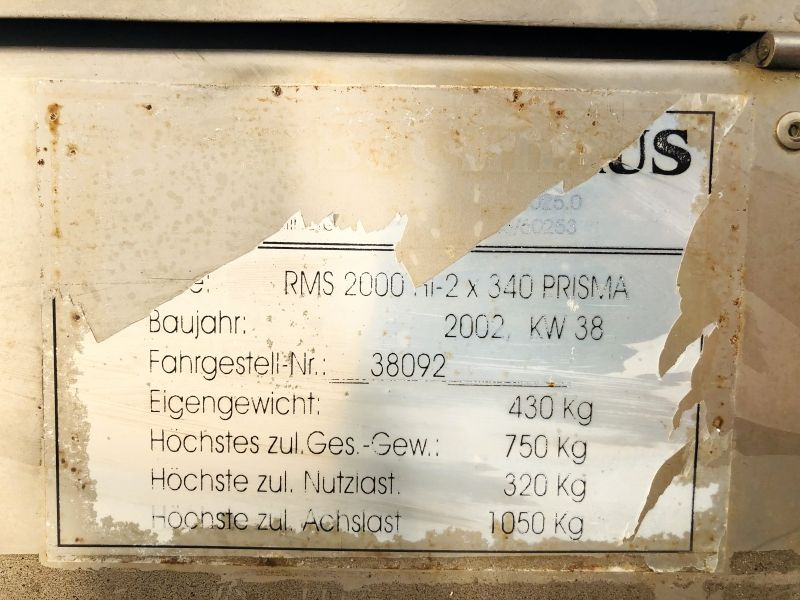 Verschiedenes Bucharts RMS2000 (3029) - Stavební zařízení, Přívěs: obrázek 3 Verschiedenes Bucharts RMS2000 (3029) - Stavební zařízení, Přívěs: obrázek 3