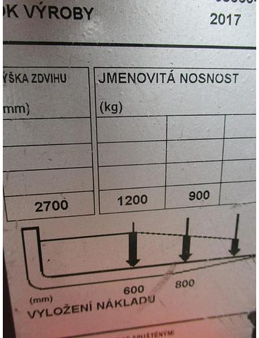 Toyota SWE 120 - Stohovací vozík: obrázek 2 Toyota SWE 120 - Stohovací vozík: obrázek 2