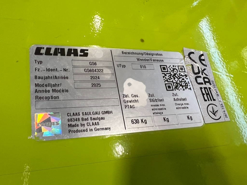 Claas Volto 45 schudder - Obraceč/ Shrnovač: obrázek 5 Claas Volto 45 schudder - Obraceč/ Shrnovač: obrázek 5