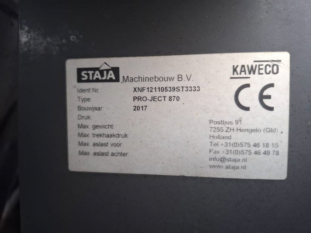 Kaweco Pro-ject 870 zodenbemester - Rozmetadlo chlévské mrvy: obrázek 4 Kaweco Pro-ject 870 zodenbemester - Rozmetadlo chlévské mrvy: obrázek 4