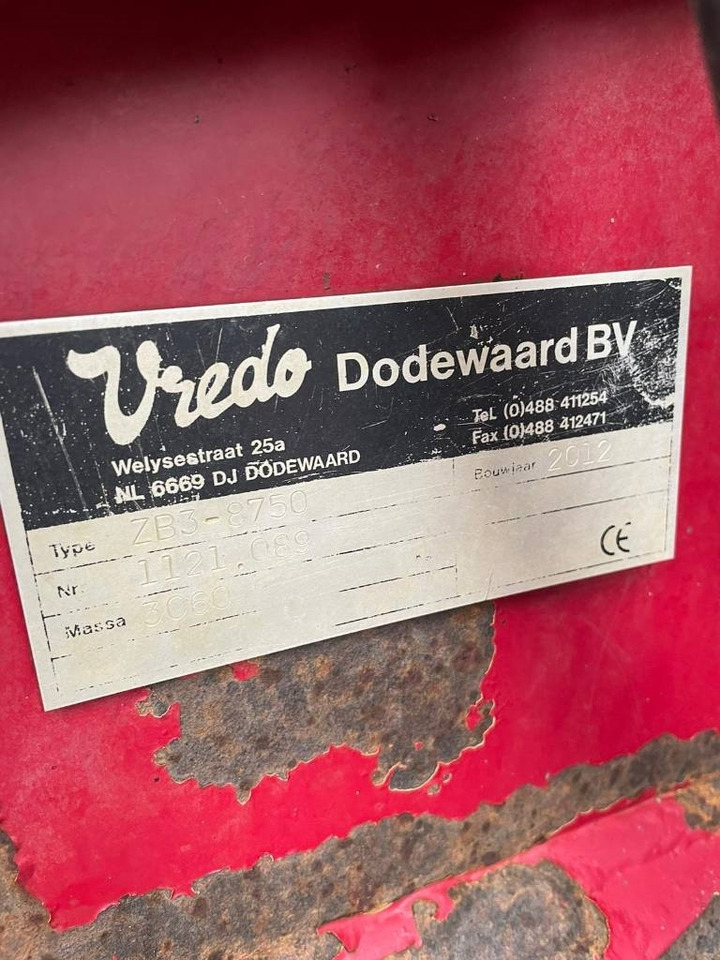 Vredo ZB3-8750 Zodebemester - Rozmetadlo chlévské mrvy: obrázek 3 Vredo ZB3-8750 Zodebemester - Rozmetadlo chlévské mrvy: obrázek 3