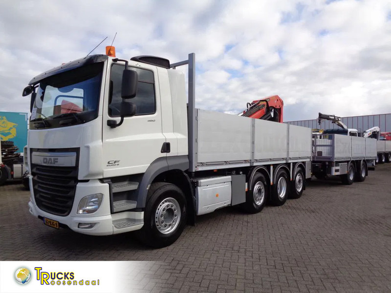 DAF CF 460 Combi Pacton MXD220 + 8X2 + Manual + Euro 6 + Palfinger PK 18500 - Nákladní automobil valníkový/ Plošinový, Auto s hydraulickou rukou: obrázek 1 DAF CF 460 Combi Pacton MXD220 + 8X2 + Manual + Euro 6 + Palfinger PK 18500 - Nákladní automobil valníkový/ Plošinový, Auto s hydraulickou rukou: obrázek 1