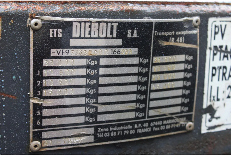 DIEBOLT 2 AXEL BPW wood - Klanicový návěs: obrázek 4 DIEBOLT 2 AXEL BPW wood - Klanicový návěs: obrázek 4