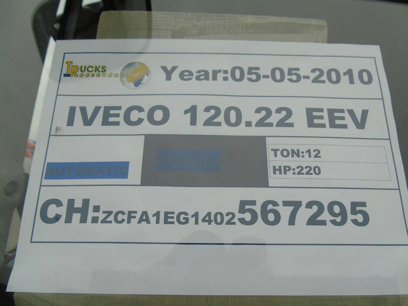 Iveco Eurocargo 120E22 EEV - Skříňový nákladní auto: obrázek 4 Iveco Eurocargo 120E22 EEV - Skříňový nákladní auto: obrázek 4