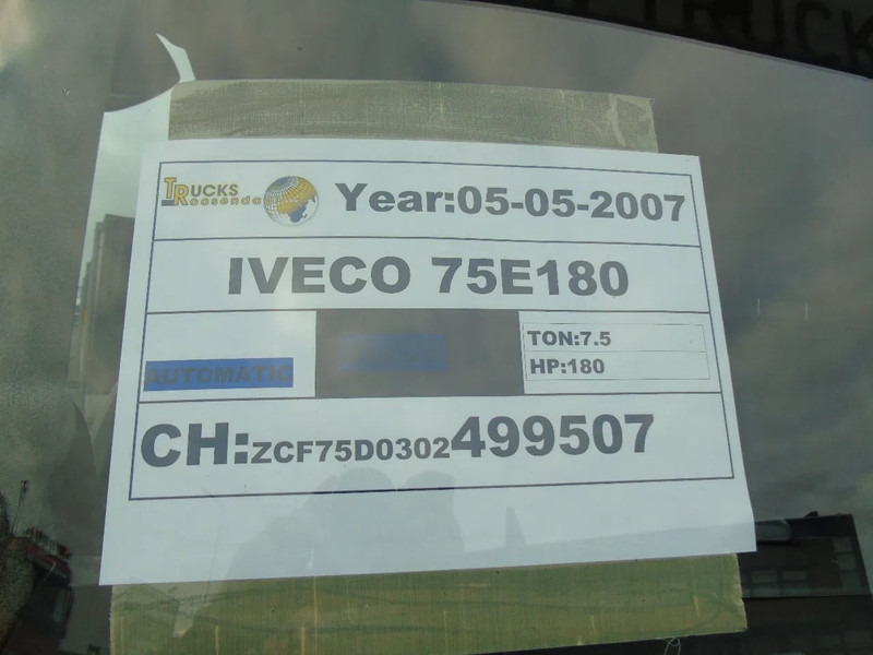 Iveco Eurocargo 75 E 180 GLASWAGEN - Skříňový nákladní auto: obrázek 5 Iveco Eurocargo 75 E 180 GLASWAGEN - Skříňový nákladní auto: obrázek 5