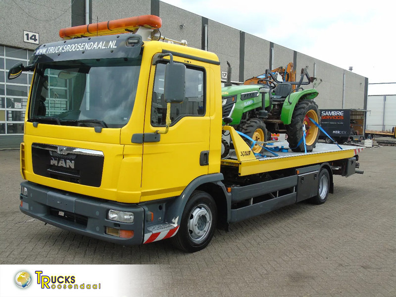 MAN TGL 8.180 + winch + MANUAL + EURO 5 + system working - Přepravník automobilů: obrázek 1 MAN TGL 8.180 + winch + MANUAL + EURO 5 + system working - Přepravník automobilů: obrázek 1