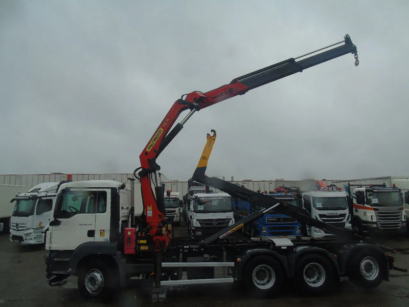 MAN TGS 35.440 + PALFINGER 24500 + 8X4 + EURO 5 + REMOTE - Hákový nosič kontejnerů, Auto s hydraulickou rukou: obrázek 3 MAN TGS 35.440 + PALFINGER 24500 + 8X4 + EURO 5 + REMOTE - Hákový nosič kontejnerů, Auto s hydraulickou rukou: obrázek 3