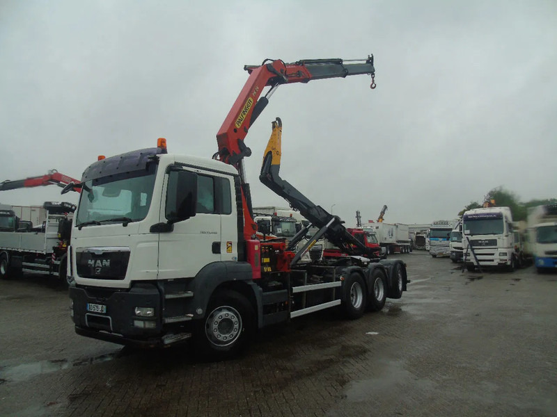 MAN TGS 35.440 + PALFINGER 24500 + 8X4 + EURO 5 + REMOTE - Hákový nosič kontejnerů, Auto s hydraulickou rukou: obrázek 2 MAN TGS 35.440 + PALFINGER 24500 + 8X4 + EURO 5 + REMOTE - Hákový nosič kontejnerů, Auto s hydraulickou rukou: obrázek 2