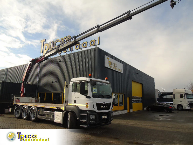 MAN TGS 35.460 + 8X4 TRIDEM + PALFINGER 23001EH + EURO 6 + REMOTE - Auto s hydraulickou rukou: obrázek 1 MAN TGS 35.460 + 8X4 TRIDEM + PALFINGER 23001EH + EURO 6 + REMOTE - Auto s hydraulickou rukou: obrázek 1