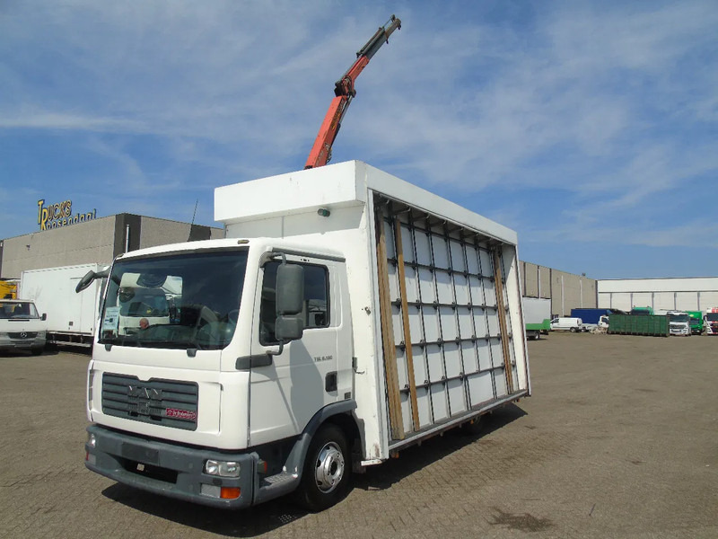 MAN TGL 8.180 + PALFINGER + GLASS TRUCK + MANUAL - Nákladní auto, Auto s hydraulickou rukou: obrázek 2 MAN TGL 8.180 + PALFINGER + GLASS TRUCK + MANUAL - Nákladní auto, Auto s hydraulickou rukou: obrázek 2
