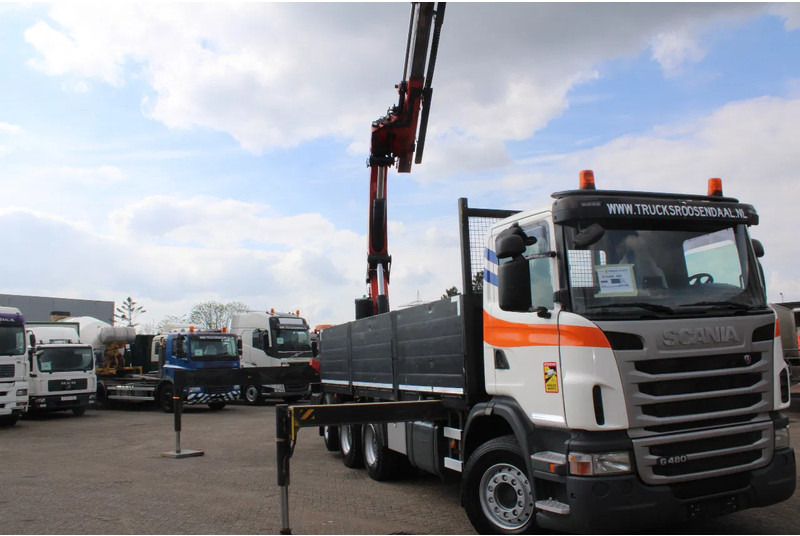 Scania G 480 + PALFINGER 500002EH 6x / JIB 3x + 8x4 STEERING + REMOTE - Auto s hydraulickou rukou: obrázek 4 Scania G 480 + PALFINGER 500002EH 6x / JIB 3x + 8x4 STEERING + REMOTE - Auto s hydraulickou rukou: obrázek 4