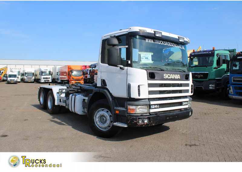 Scania P124-360 + HOOK + 6X2 + MANUAL + EURO 2 - Hákový nosič kontejnerů: obrázek 1 Scania P124-360 + HOOK + 6X2 + MANUAL + EURO 2 - Hákový nosič kontejnerů: obrázek 1