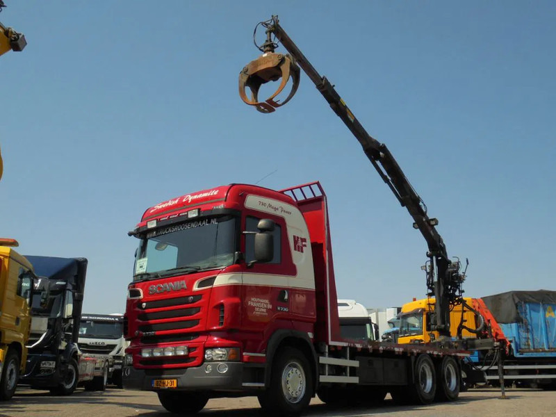 Nákladní automobil valníkový/ Plošinový Scania R730 V8 + Euro 5 + Loglift 115Z + 6X4: obrázek 10 Nákladní automobil valníkový/ Plošinový Scania R730 V8 + Euro 5 + Loglift 115Z + 6X4: obrázek 10