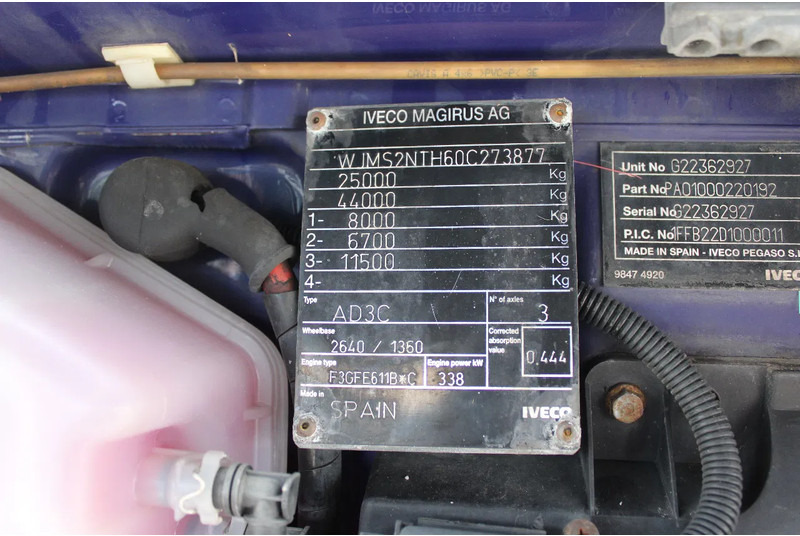Tahač Iveco Stralis 460 + 6X2 + RETARDER + EURO 6 + SPOILERS: obrázek 6