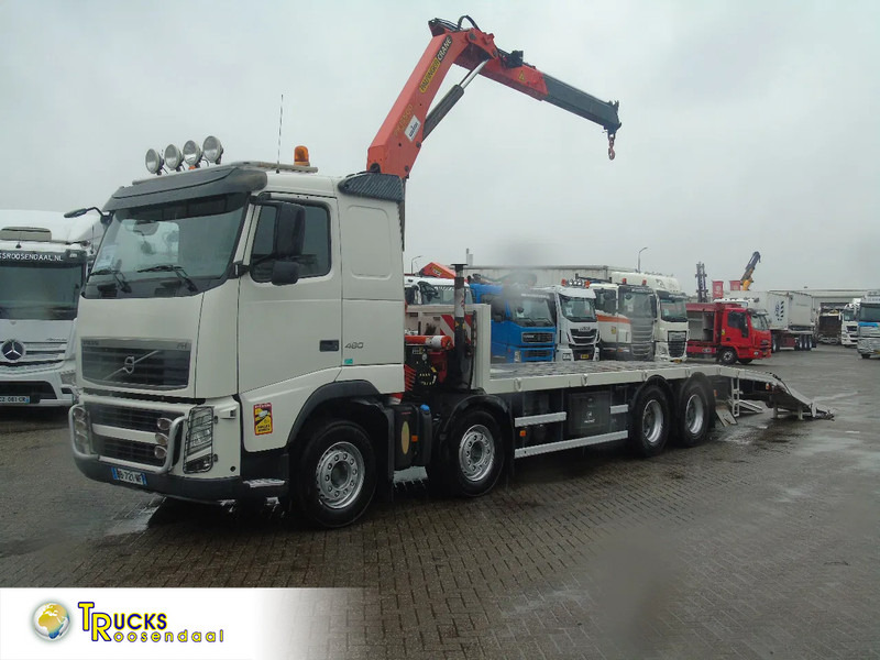 Volvo FH 460 + 8X4 + PALFINGER PK15500 + MANUAL + euro 5 - Přepravník automobilů, Auto s hydraulickou rukou: obrázek 1 Volvo FH 460 + 8X4 + PALFINGER PK15500 + MANUAL + euro 5 - Přepravník automobilů, Auto s hydraulickou rukou: obrázek 1
