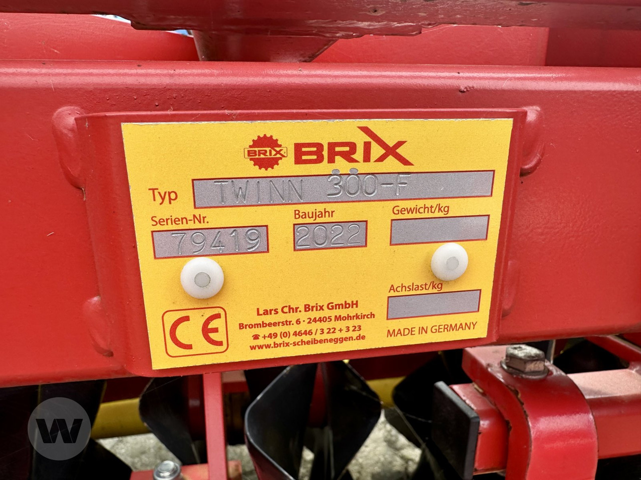 Brix Twin 300/6 - Zemědělský válec: obrázek 3 Brix Twin 300/6 - Zemědělský válec: obrázek 3