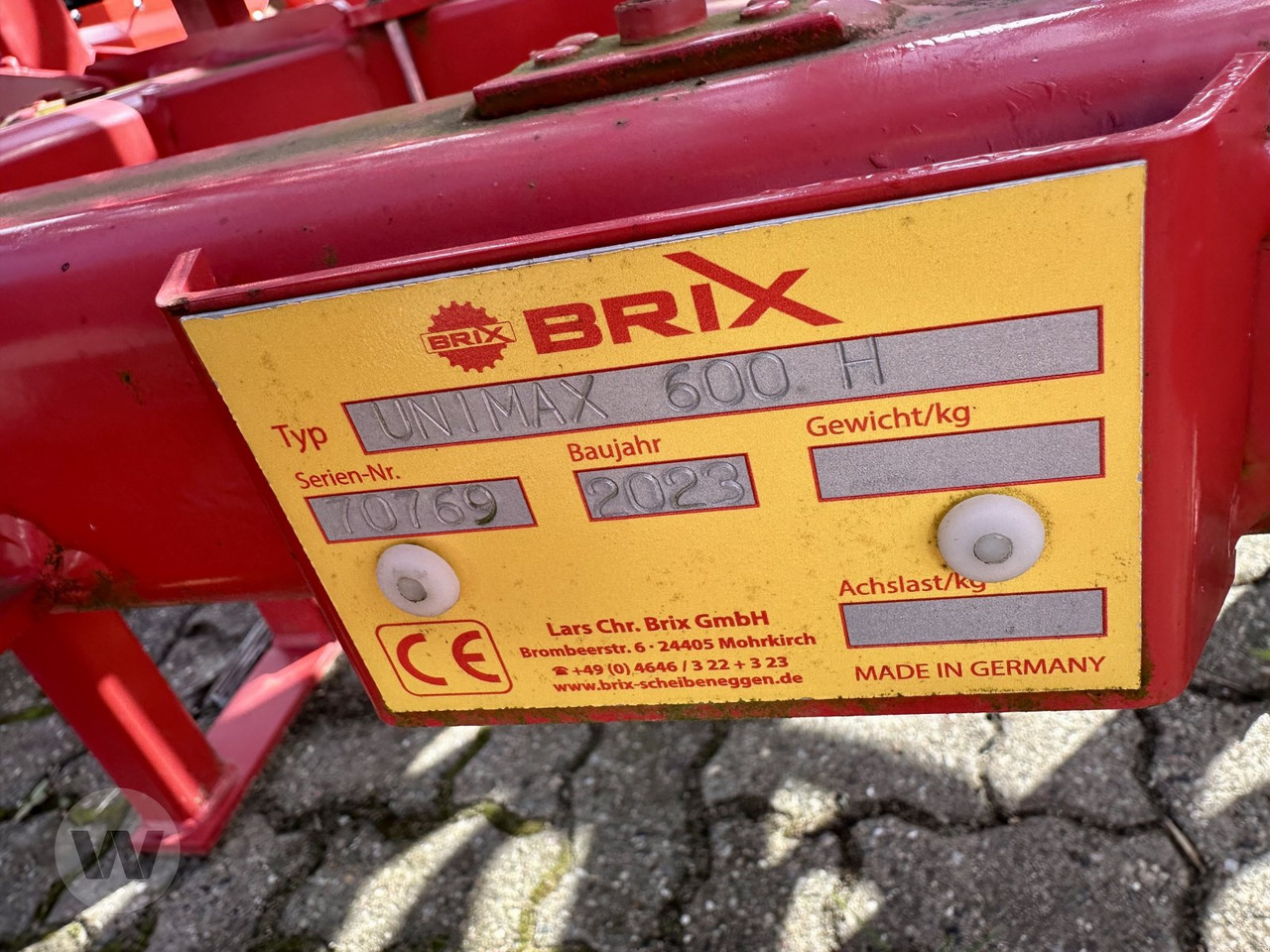 Brix UNIMAX 600 H - Kultivátor: obrázek 5 Brix UNIMAX 600 H - Kultivátor: obrázek 5