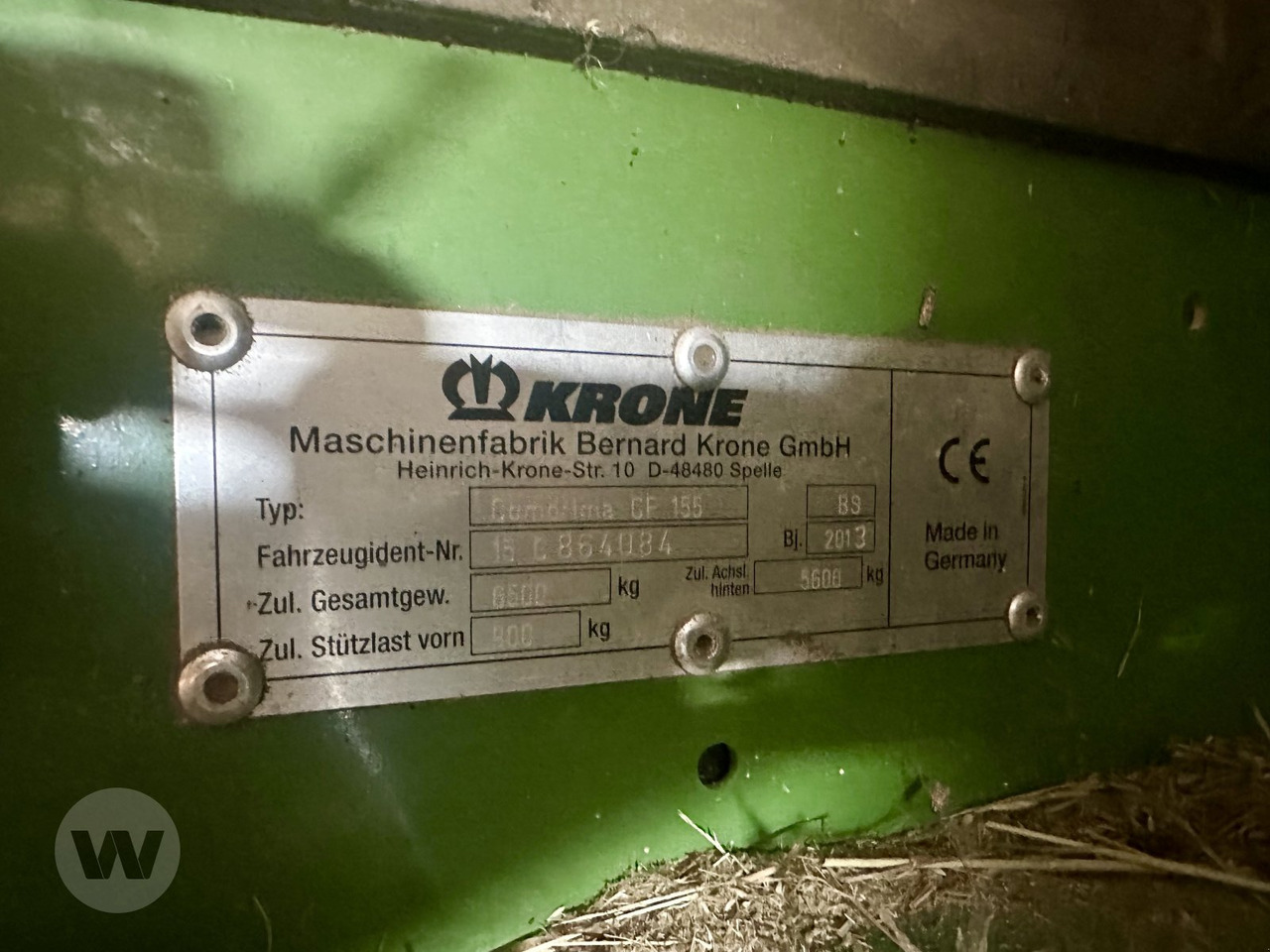 Krone Comprima CF 155 XC - Lis na válcové balíky: obrázek 2 Krone Comprima CF 155 XC - Lis na válcové balíky: obrázek 2