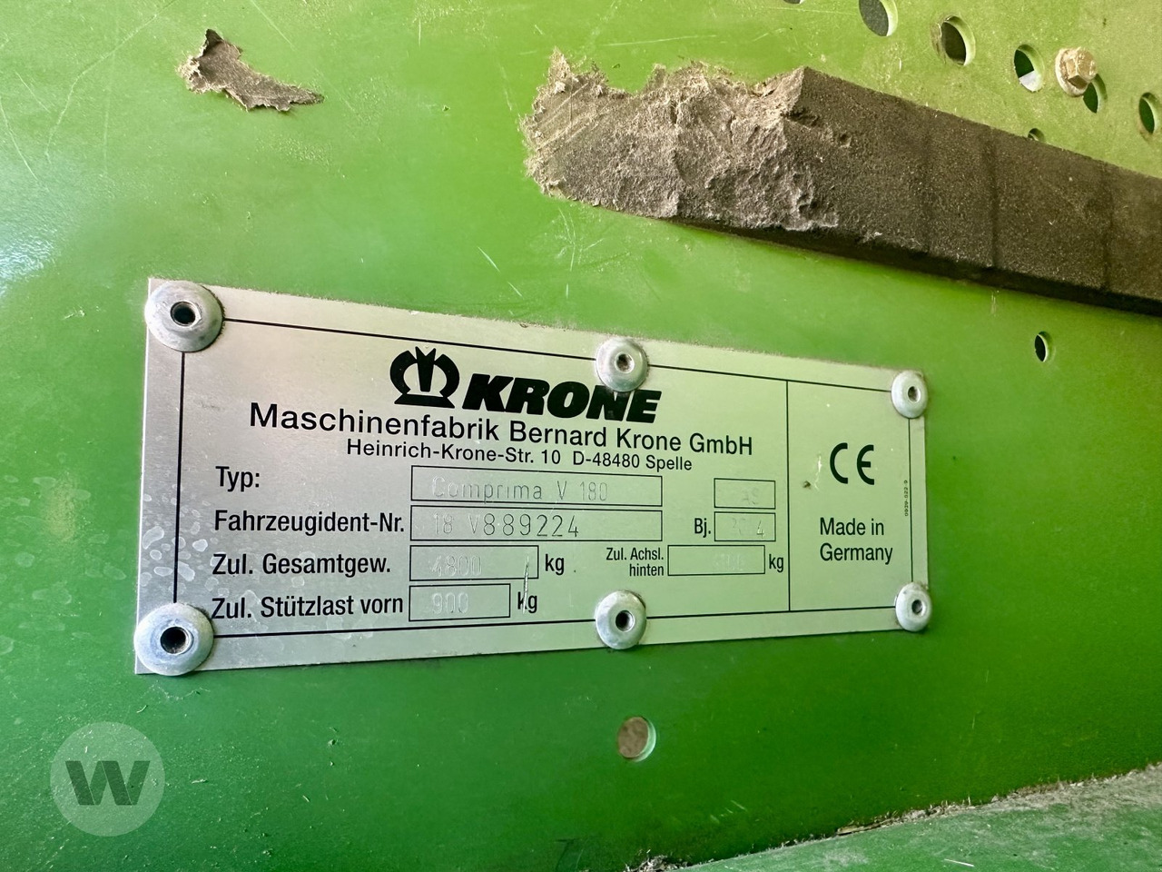 Krone Comprima V 180 XC - Lis na válcové balíky: obrázek 4 Krone Comprima V 180 XC - Lis na válcové balíky: obrázek 4