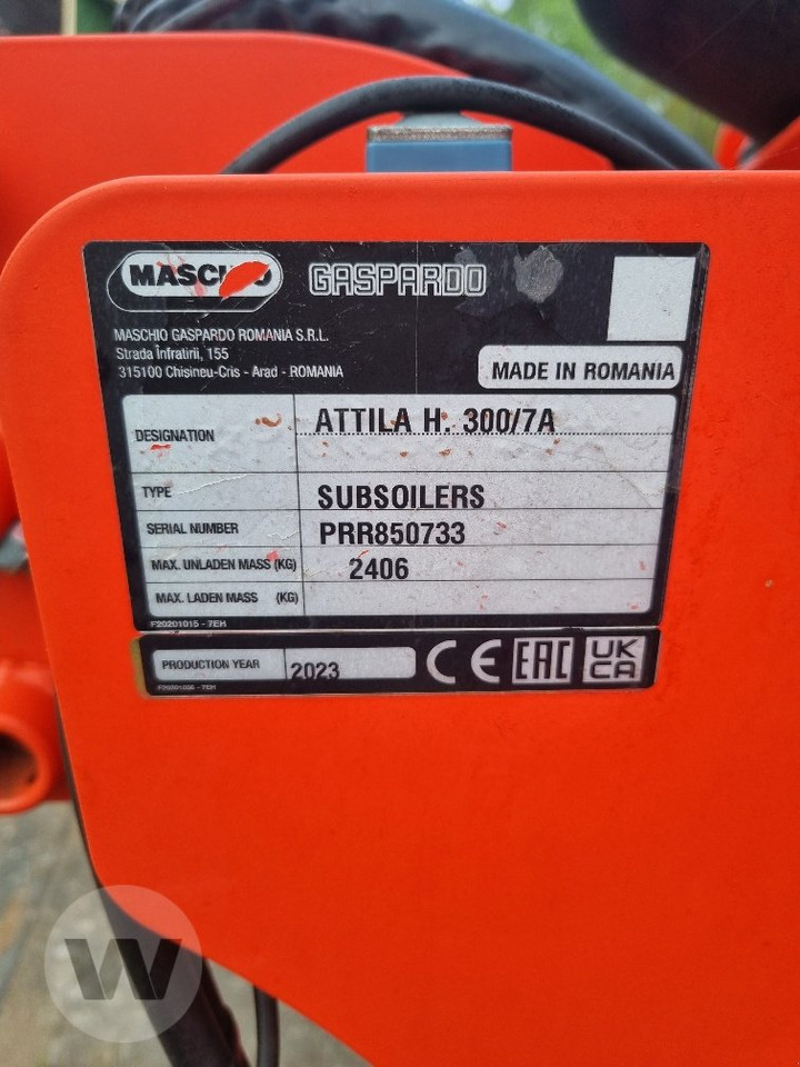 Maschio Attila 300 - Podrývák: obrázek 2 Maschio Attila 300 - Podrývák: obrázek 2