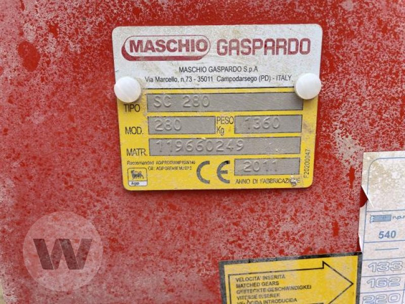 Rotavátor Maschio SC 280: obrázek 6