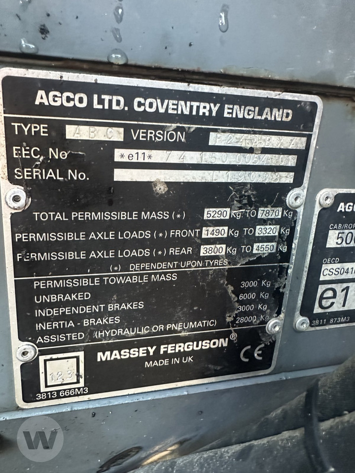 Massey Ferguson 4345 - Traktor: obrázek 2 Massey Ferguson 4345 - Traktor: obrázek 2