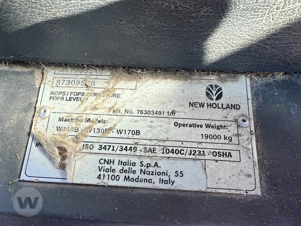 Kolový nakladač New Holland W 170 B: obrázek 6
