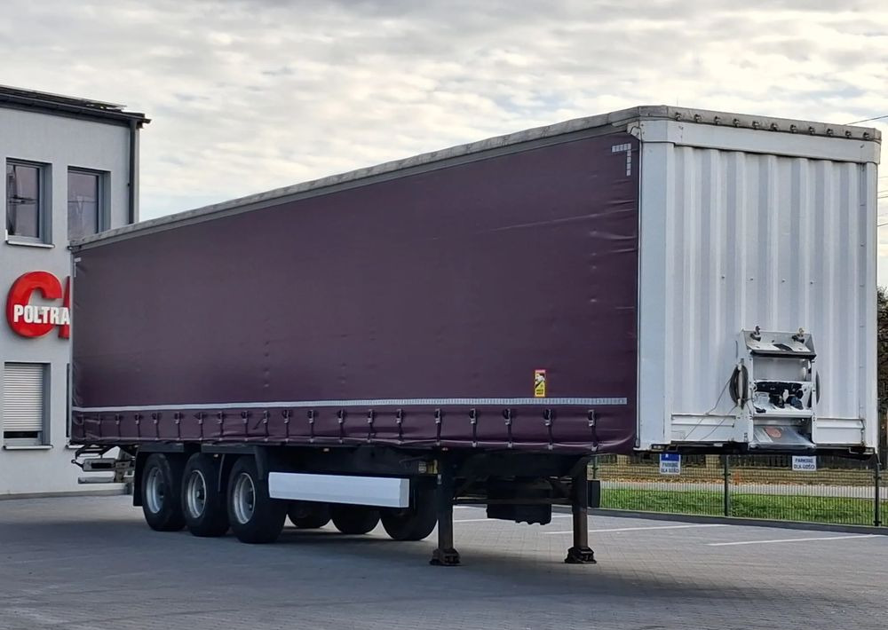 Krone Standard, Firanka, Mocowania promowe, Podnoszony zderzak - Plachtový návěs: obrázek 2 Krone Standard, Firanka, Mocowania promowe, Podnoszony zderzak - Plachtový návěs: obrázek 2