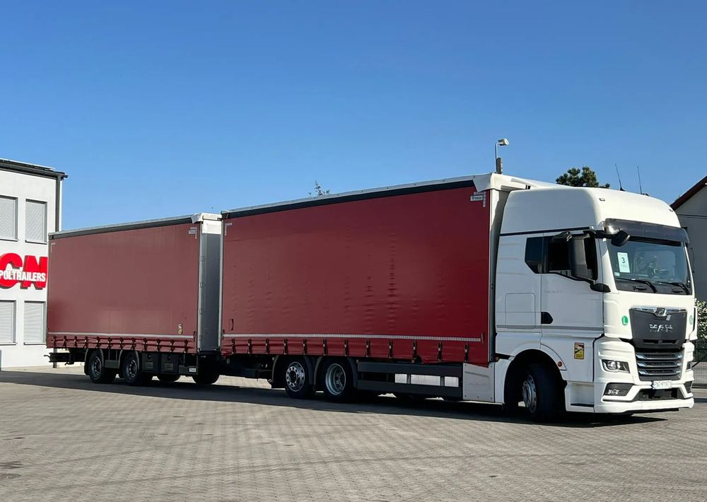 MAN TGX 26.470 z przyczepą Redos - Plachtový nákladní auto: obrázek 2 MAN TGX 26.470 z przyczepą Redos - Plachtový nákladní auto: obrázek 2