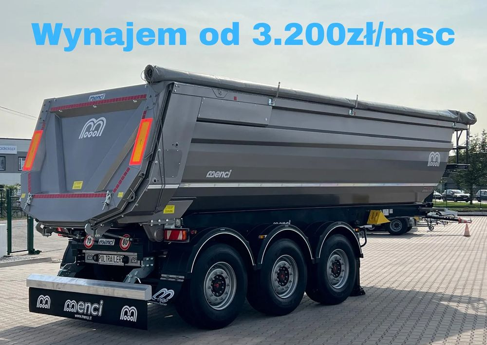 Menci Wywrotka stalowa 27m3, Cramaro Elektryczny/Manualny/Boczny // Waga 6000 kg // Hardox HB500 - Sklápěcí návěs: obrázek 1 Menci Wywrotka stalowa 27m3, Cramaro Elektryczny/Manualny/Boczny // Waga 6000 kg // Hardox HB500 - Sklápěcí návěs: obrázek 1