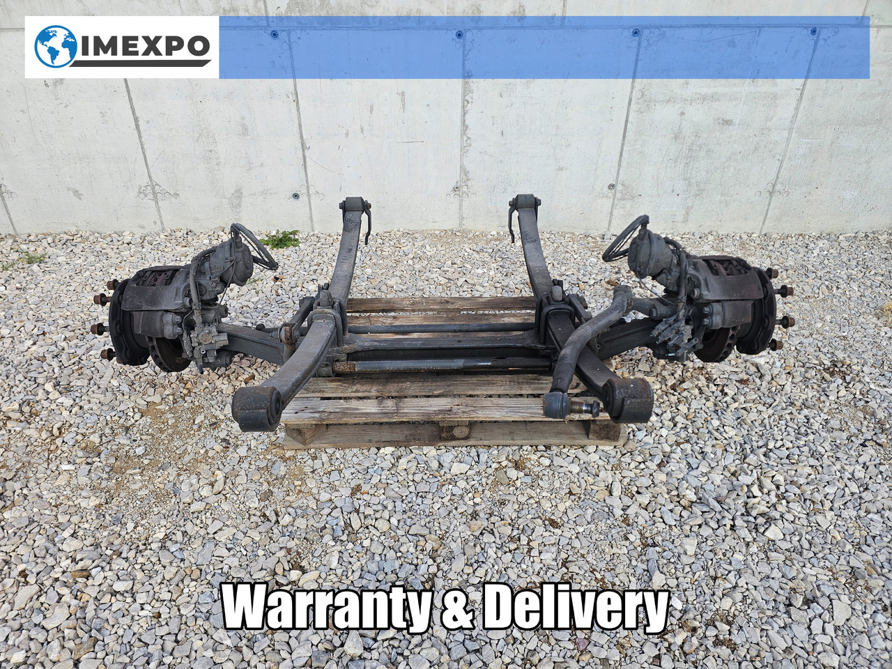 MERCEDES ATEGO MP4 12.XXX EURO 6 / COMPLETE FRONT AXLE - Přední náprava: obrázek 1 MERCEDES ATEGO MP4 12.XXX EURO 6 / COMPLETE FRONT AXLE - Přední náprava: obrázek 1