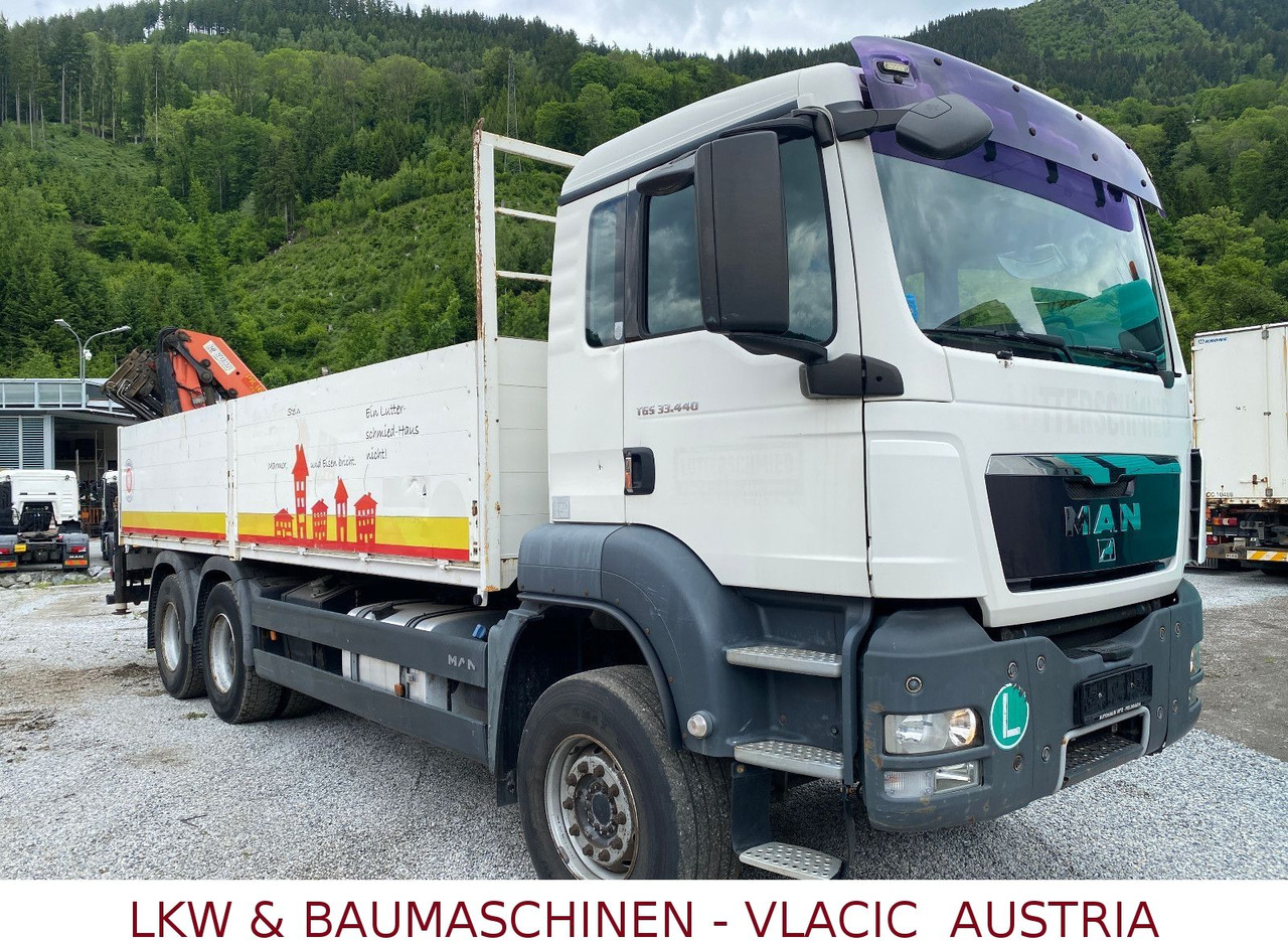 MAN TGS 33.440 6x4 Blatt/Blatt Mit Palfinger PK16500 - Nákladní automobil valníkový/ Plošinový, Auto s hydraulickou rukou: obrázek 2 MAN TGS 33.440 6x4 Blatt/Blatt Mit Palfinger PK16500 - Nákladní automobil valníkový/ Plošinový, Auto s hydraulickou rukou: obrázek 2