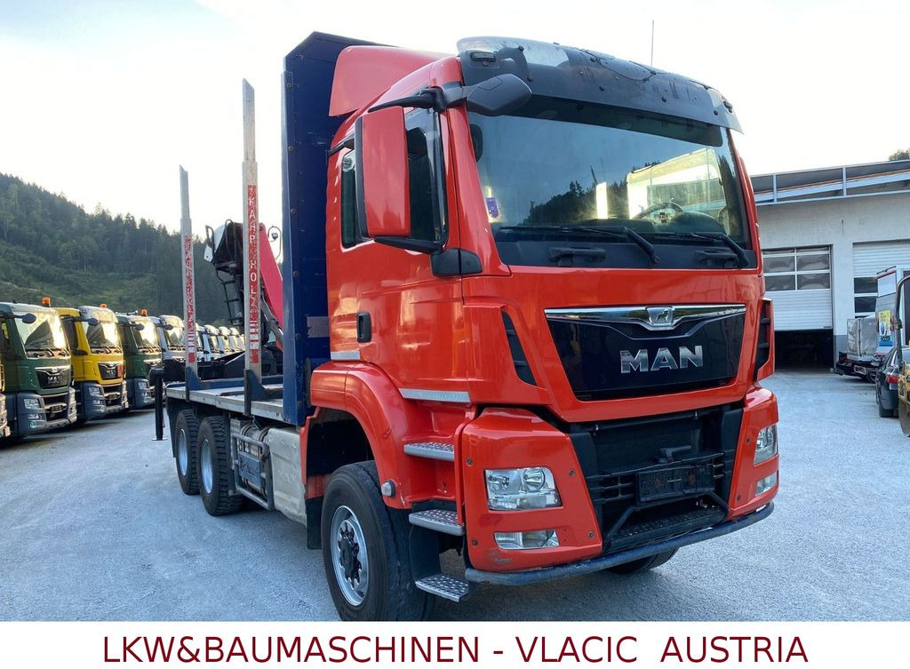 MAN TGS Holztransporter mit Kran Palfinger MAN TGS 33.480 6x6Holztransporter mit Kran Palfinger - Lesovůz, Auto s hydraulickou rukou: obrázek 2 MAN TGS Holztransporter mit Kran Palfinger MAN TGS 33.480 6x6Holztransporter mit Kran Palfinger - Lesovůz, Auto s hydraulickou rukou: obrázek 2