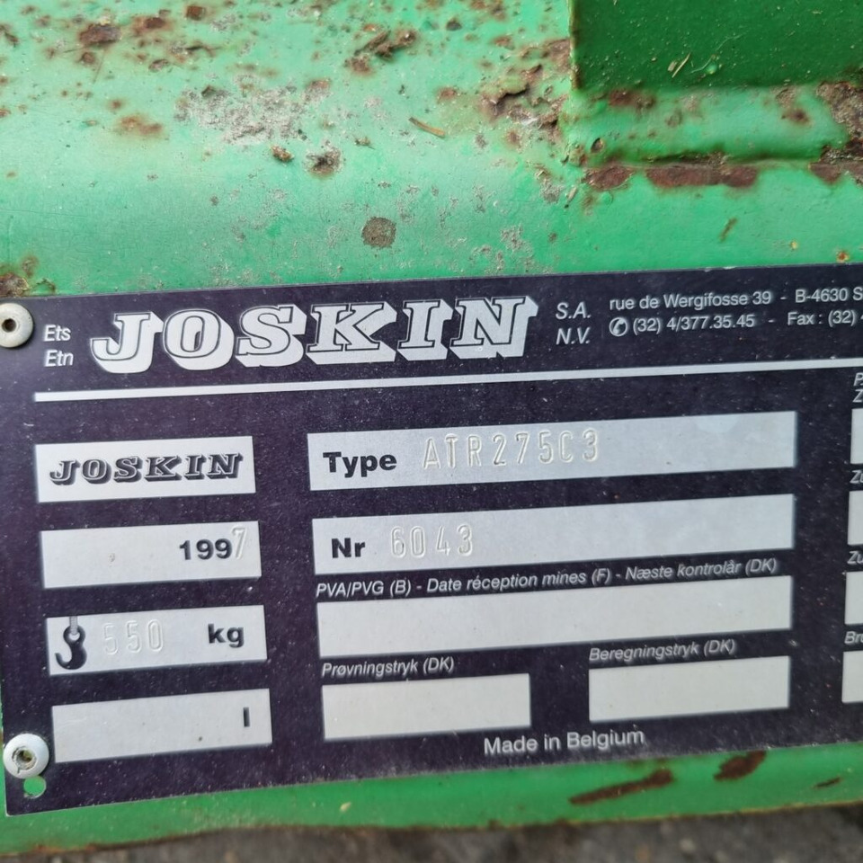 JOSKIN ATR275C3 mower - Žací stroj: obrázek 4 JOSKIN ATR275C3 mower - Žací stroj: obrázek 4