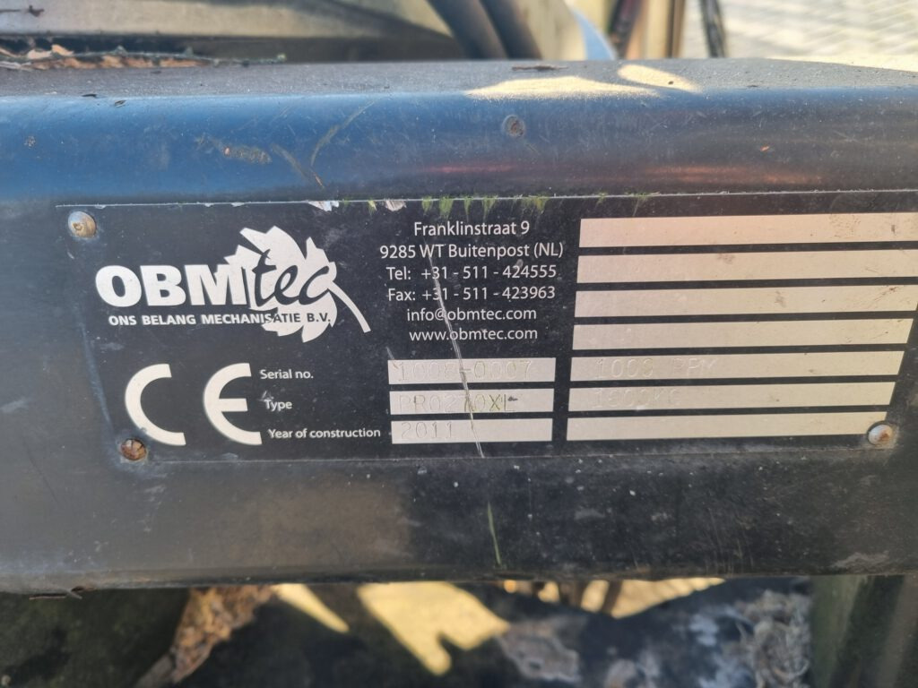 Fréza na pařezy OBMTEC Pro270XL stump grinder: obrázek 6
