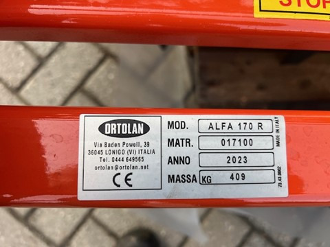 ORTOLAN ALFA 170 head harrow - Stroj na obdělávání půdy: obrázek 2 ORTOLAN ALFA 170 head harrow - Stroj na obdělávání půdy: obrázek 2