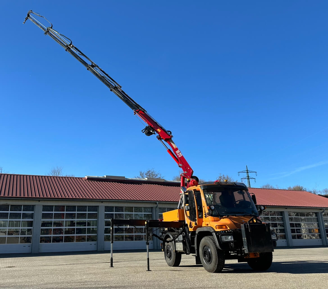 Unimog 400 - U400 405 25177 mit Wechselkran Merced - Komunální/ Speciální technika: obrázek 1 Unimog 400 - U400 405 25177 mit Wechselkran Merced - Komunální/ Speciální technika: obrázek 1