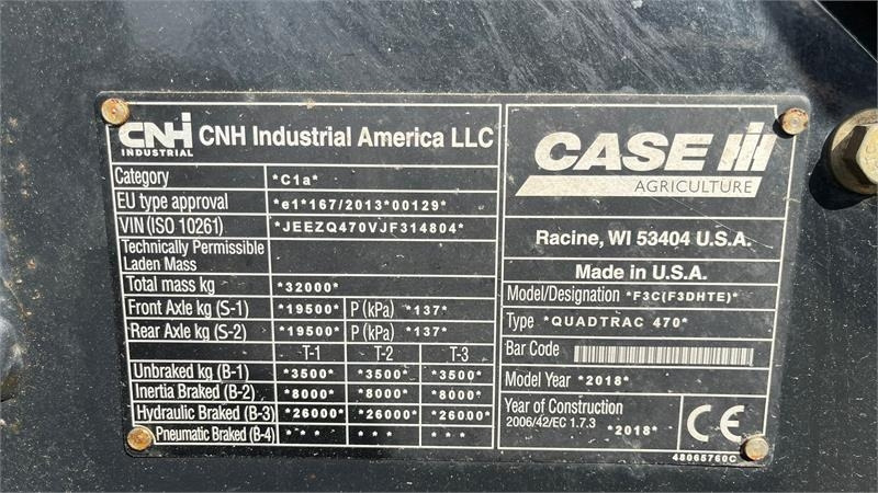 Case IH Quadtrac 470 CVX, med brede bånd og evt med komple - Traktor: obrázek 2 Case IH Quadtrac 470 CVX, med brede bånd og evt med komple - Traktor: obrázek 2